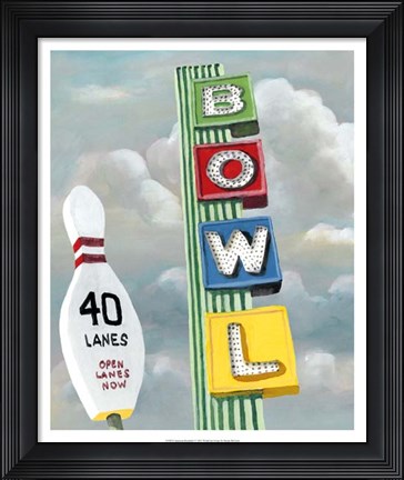 Framed American Roadside I Print