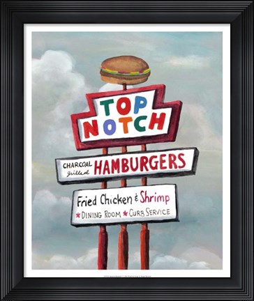 Framed American Roadside V Print