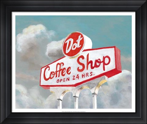 Framed American Roadside VIII Print