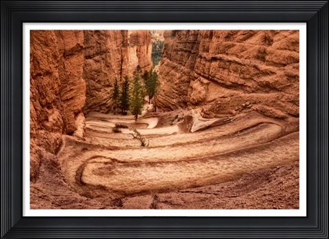 Framed Switchbacks Print