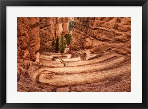 Framed Switchbacks Print