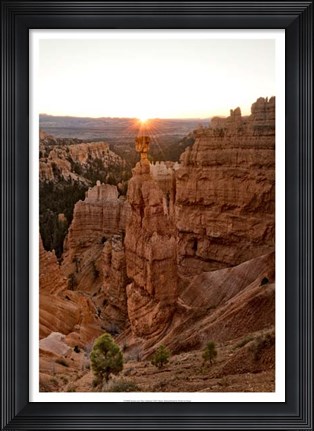 Framed Sunstar Over Thor&#39;s Hammer Print