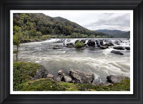 Framed Sandstone Falls II Print