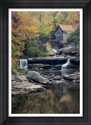 Framed Mill Reflections Print