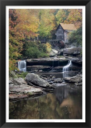 Framed Mill Reflections Print