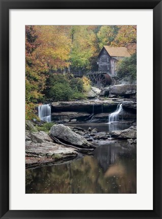 Framed Mill Reflections Print