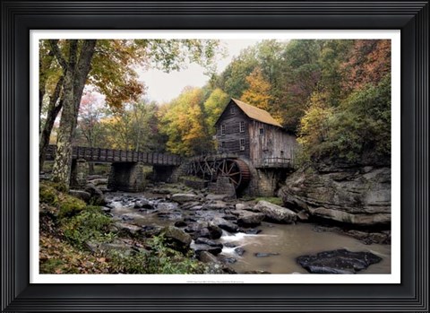 Framed Glade Creek Mill Print