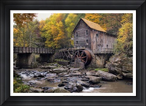 Framed Mill &amp; Creek I Print