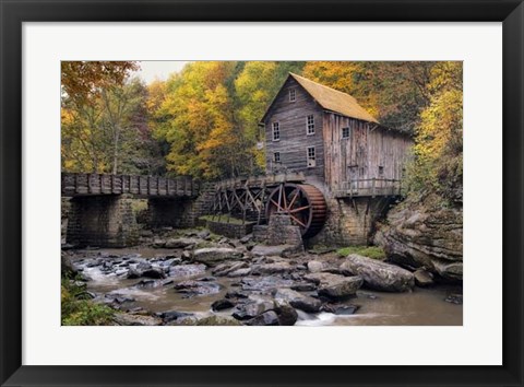 Framed Mill &amp; Creek I Print