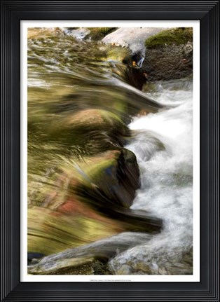 Framed Water Abstract I Print