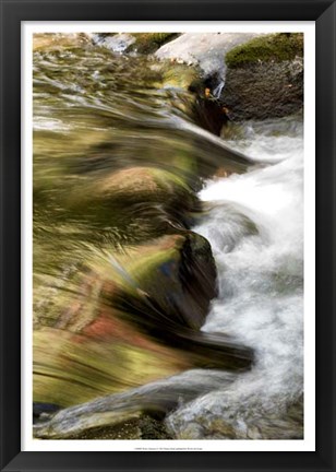 Framed Water Abstract I Print