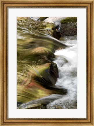 Framed Water Abstract I Print