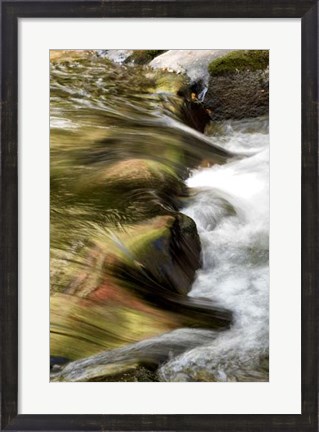 Framed Water Abstract I Print