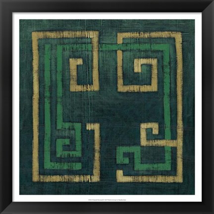 Framed Emerald Diversion II Print