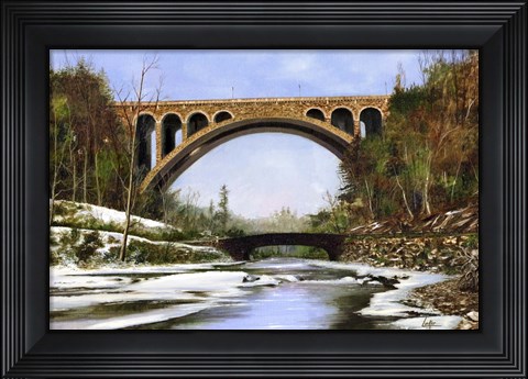Framed Bridge 1 Print