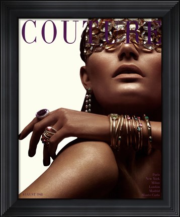 Framed Couture August 1968 Print