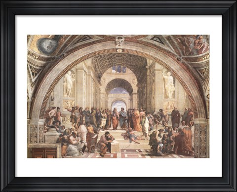 Framed School Of Athens Print