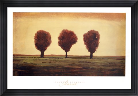 Framed Standing Together Print