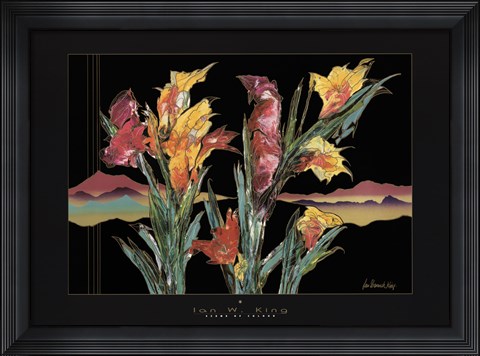 Framed Scene Of Colour Print
