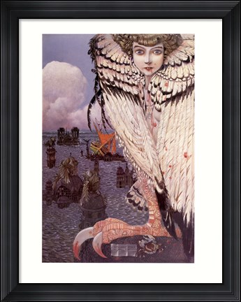 Framed Satiated Siren Print
