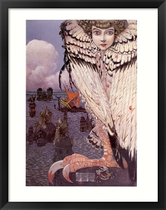Framed Satiated Siren Print
