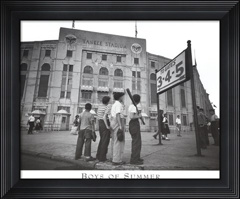 Framed Boys Of Summer Print