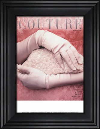 Framed Couture March 1961 Print