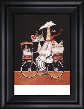 Framed Sheep Chef Print