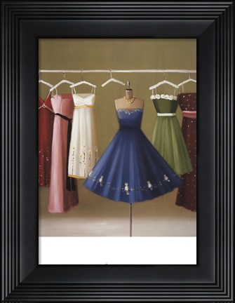 Framed White Owl Dress Print
