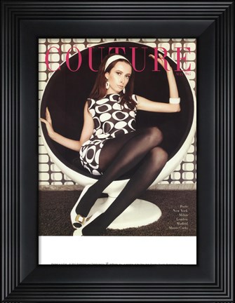 Framed Couture May 1965 Print