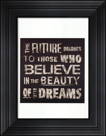 Framed Transit The Future Print