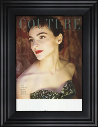 Framed Couture December 1962 Print