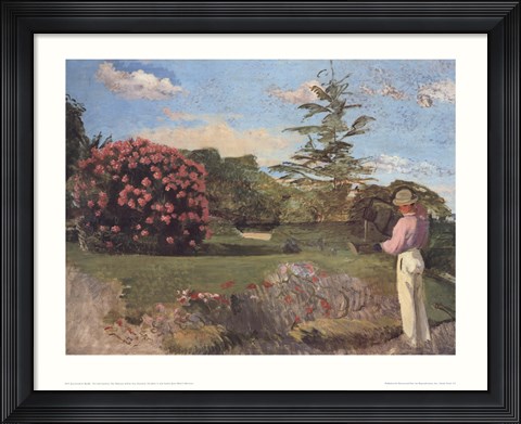 Framed Little Gardener Print