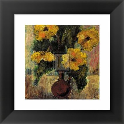 Framed Fleurs d&#39;Automne III Print