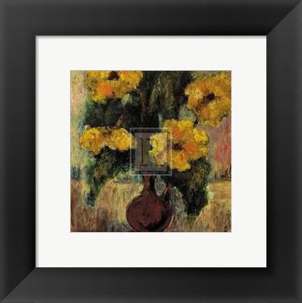 Framed Fleurs d&#39;Automne III Print