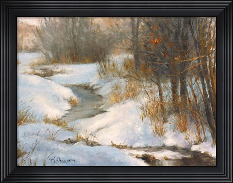 Framed Winter Light Print