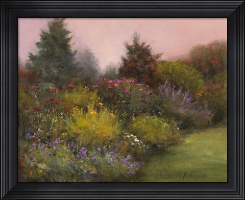 Framed Edge of the Garden Print