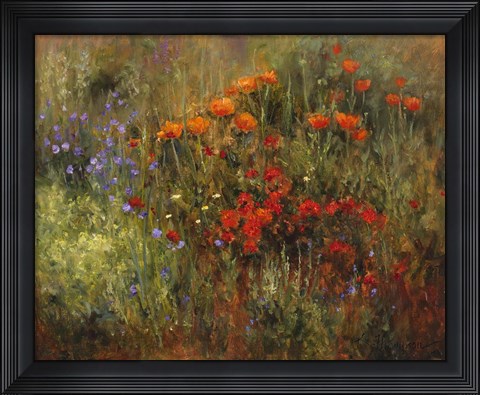 Framed Summer Garden Print