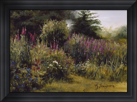 Framed Abandoned Gardens Print
