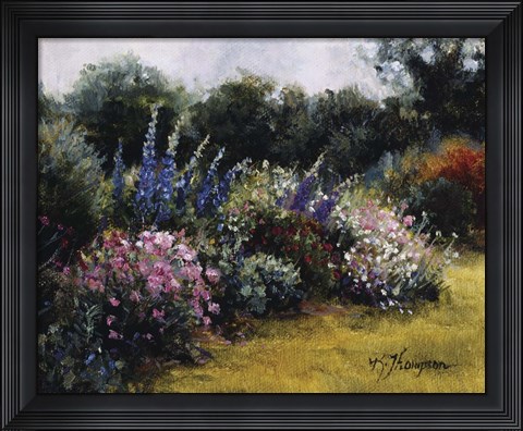 Framed Gardens At Equinox Nursery Print