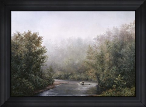 Framed Battenkill Mist Print
