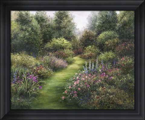 Framed Secluded Garden Print