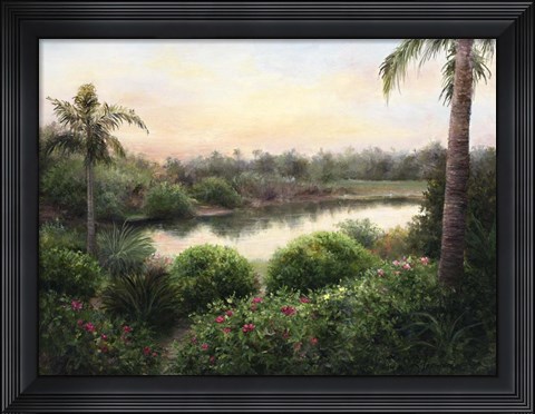 Framed Sanibel Island Sunset Print