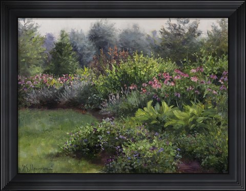 Framed Manchester Garden Print