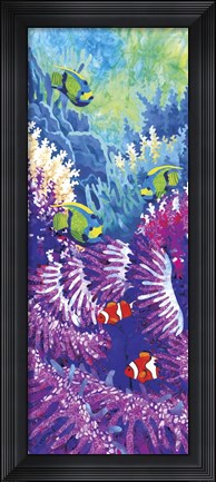 Framed Coral Reef Print
