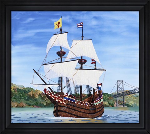 Framed Ship Print