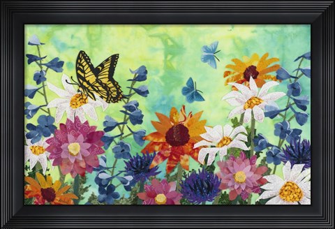Framed Butterflies Print