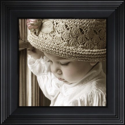 Framed Waiting for Daddy Print