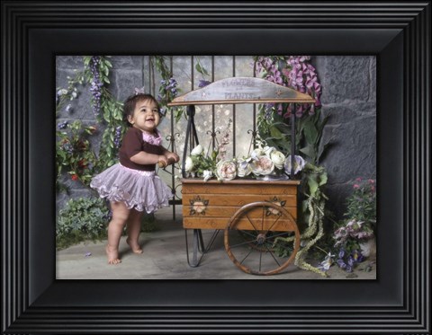 Framed Flowers for Sale Print