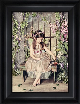 Framed Garden Fairy Print